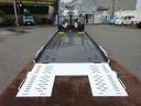 キャンター 車両運搬車 車載専用車 セミAT デュオニック 極東開発工業 フラトップZero タイヤ固縛 ウインチ 3t積載 ワイド 荷台長5.7m 150馬力(7枚目)