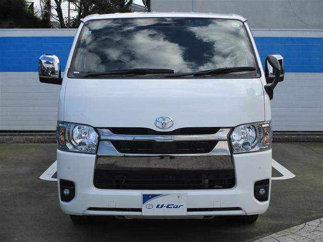 ハイエースバン スーパーGL ダークプライムII 衝突回避システム 運転席助手席エアバック 寒冷地 ESC ドライブレコーダー付 スマートエントリー LEDライト 地デジ エアコン パワーウィンドウ エアバック ワンオーナー車 キーレスエントリー(4枚目)