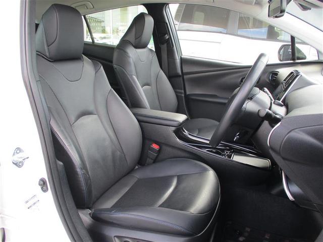 プリウス Ａプレミアム　ツーリングセレクション　エアロ　横滑り防止機能　皮シート　運転席パワーシート　エアコン　１オナ　パワーウィンドウ　ナビ＆ＴＶ　ＬＥＤライト　盗難防止装置　スマートキー＆プッシュスタート　キーレス　ＥＴＣ　ドライブレコーダー（9枚目）