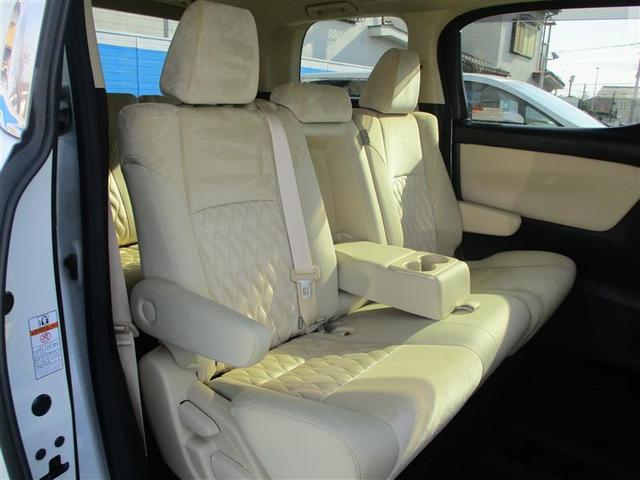 ヴェルファイア ２．５Ｘ　地デジ　ＬＥＤヘッドライト　クルーズコントロール　フルフラット　ＡＣ１００Ｖ電源　ＡＵＸ　ＥＴＣ　ＤＶＤ　横滑り防止装置　３列シート　盗難防止装置　オ－トエアコン　メモリーナビ　アルミホイール　ＡＢＳ（9枚目）