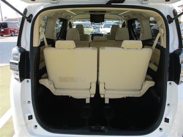 ヴェルファイア ２．５Ｘ　地デジ　ＬＥＤヘッドライト　クルーズコントロール　フルフラット　ＡＣ１００Ｖ電源　ＡＵＸ　ＥＴＣ　ＤＶＤ　横滑り防止装置　３列シート　盗難防止装置　オ－トエアコン　メモリーナビ　アルミホイール　ＡＢＳ（10枚目）