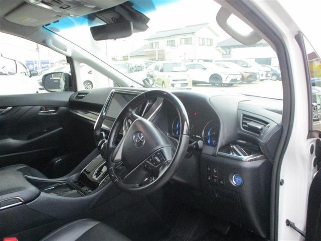 ヴェルファイアハイブリッド ZR Gエディション 地上デジタル レザー 横滑り防止機能 100V LED ドラレコ付き 記録簿付 ナビ&TV Wエアコン スマキー メモリーナビ 電動シート 盗難防止装置 3列シート クルーズコントロール DVD再生(3枚目)