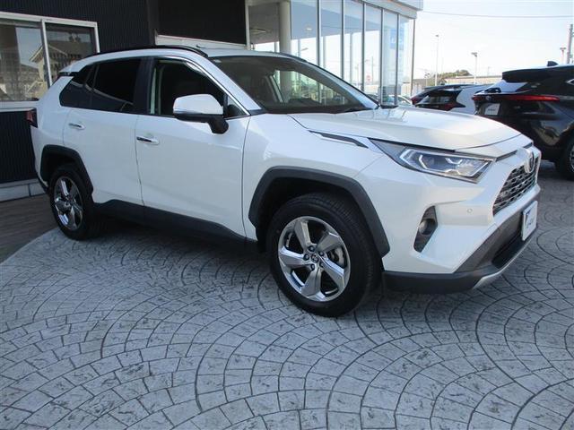 RAV4 ハイブリッドG ドラレコ付き 盗難防止 LEDランプ 点検記録簿 スマートキー&プッシュスタート 地デジチューナー オートエアコン 4WD車 メディアプレイヤー接続 ワンオーナー車 ナビTV 横滑防止 AW ABS(5枚目)