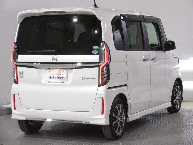 Ｎ－ＢＯＸカスタム Ｌ　ワンオーナー　禁煙　２年保証　車検整備付　メモリーナビ　ＢＴオーディオ接続　ミュージックサーバー　ＤＶＤ再生　リアカメラ　ＥＴＣ　社外ドラレコ　シートヒーター　両側パワースライドドア　スマートキー（10枚目）
