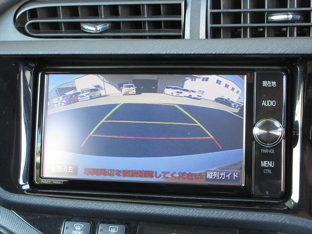 アクア GG’s /禁煙車/トヨタ純正ナビ/Bluetooth/フルセグ/音楽録音再生/DVD/CD/AM・FM/Rカメラ/ETC/衝突軽減ブレーキ/シートヒーター/LEDヘッドライト/スマートキー/純正アルミホイール(4枚目)