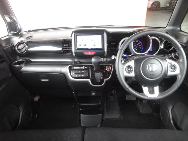 N-BOXカスタム GターボSSパッケージ 禁煙車 ケンウッドメモリーナビ フルセグTV CD DVD 両側電動スライドドア 衝突軽減ブレーキ ETC ディスチャージヘッドライト オートライト 15インチアルミホイール サイドカーテンエアバック(10枚目)