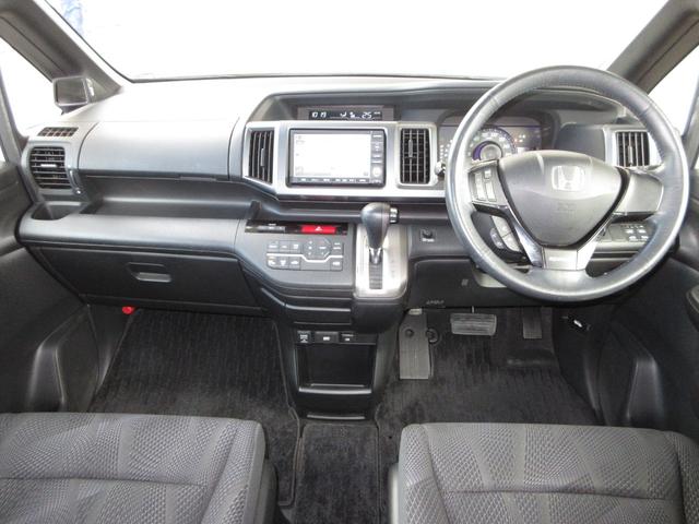 ステップワゴンスパーダ ZHDDナビエディション ワンオーナー 禁煙車 純正ナビ フルセグ ミュージックサーバー USB 後席モニター 前後ドラレコ ETC 両側電動スライドドア ディスチャージヘッドライト オートライト 16インチアルミホイール(12枚目)