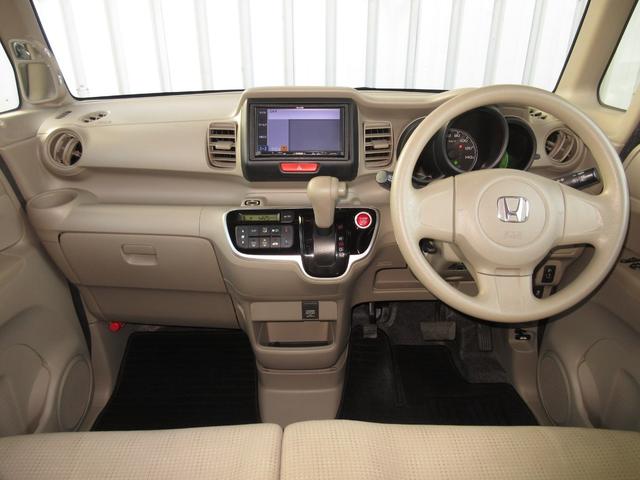 N-BOX G 富士通TENメモリーナビドラレコETC スマキ- AUTOエアコン イモビライザー フロントベンチシート WエアB ナビTV 両面スライドドア エアB キーフリーシステム PW ETC車載器 横滑防止(10枚目)