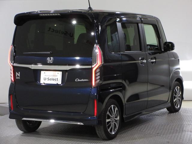 N-BOXカスタム L ホンダセンシング純正メモリーナビBluetoothドラレコETCRカメラワンオーナー Pソナー 禁煙 1オーナー サイドエアバッグ ナビTV Aストップ シートヒータ ベンチシート 点検記録簿 AC(8枚目)