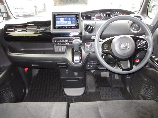 N-BOXカスタム L ホンダセンシング純正メモリーナビBluetoothドラレコETCRカメラワンオーナー Pソナー 禁煙 1オーナー サイドエアバッグ ナビTV Aストップ シートヒータ ベンチシート 点検記録簿 AC(9枚目)