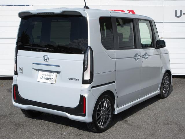 N-BOXカスタム ターボ 禁煙車ホンダセンシング純正9インチメモリーナビBluetoothドラレコETCRカメラワンオーナー イモビライザー 1オナ 衝突被害軽減 ベンチシート キーフリー Pセンサー ESC パワステ Bカメ(13枚目)