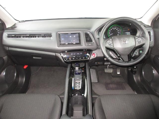 ヴェゼル ハイブリッドX・ホンダセンシング センシングレスカロッツェリアメモリーナビETCRカメラ シ-トヒ-タ- 記録簿 横滑防止 禁煙 スマ-トキ- クルコン ETC車載器 サイドエアバック キーレスエントリー ABS DVD再生 ワンセグ(2枚目)