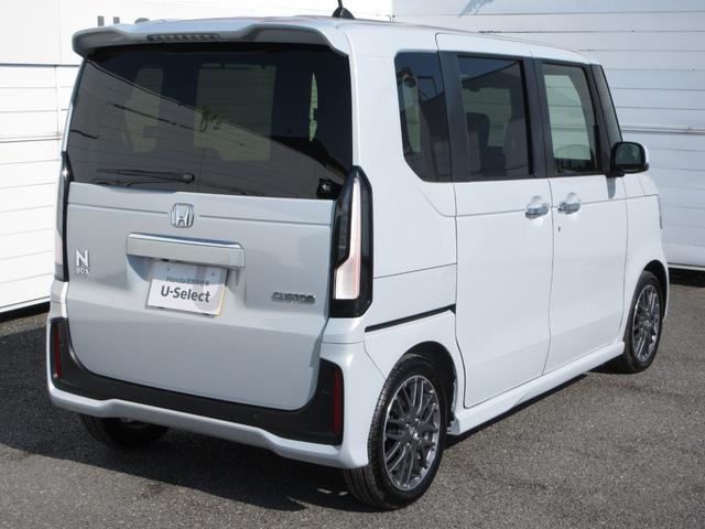 Ｎ－ＢＯＸカスタム ターボ　禁煙車ホンダセンシング純正９インチメモリーナビＢｌｕｅｔｏｏｔｈドラレコＥＴＣＲカメラワンオーナー　イモビライザー　１オナ　衝突被害軽減　ベンチシート　キーフリー　Ｐセンサー　ＥＳＣ　パワステ　Ｂカメ（9枚目）