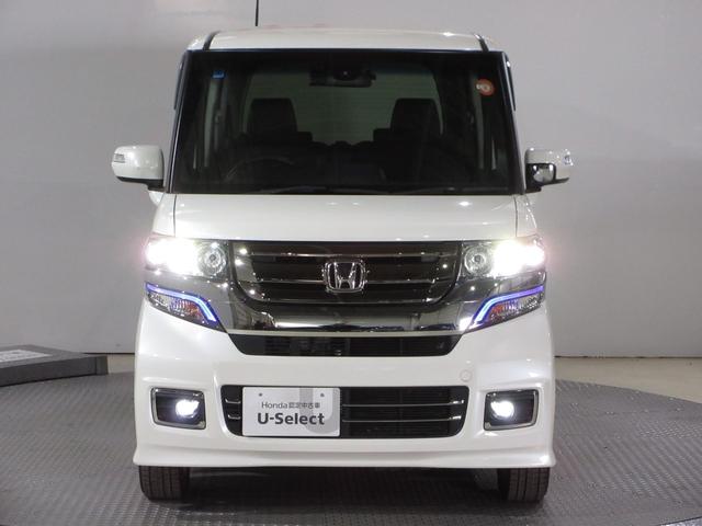 N-BOXカスタム G・ターボLパッケージ 禁煙車 純正ナビ/リアカメラ ETC ドラレコ前後 クルコン 衝突軽減ブレーキ パドルシフト オートリトラミラー 両側電動スライドドア社社外アルミ(スタッドレス装着) サイドカーテンSRS(5枚目)