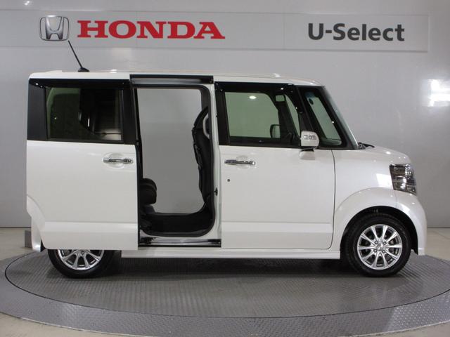 N-BOXカスタム G・ターボLパッケージ 禁煙車 純正ナビ/リアカメラ ETC ドラレコ前後 クルコン 衝突軽減ブレーキ パドルシフト オートリトラミラー 両側電動スライドドア社社外アルミ(スタッドレス装着) サイドカーテンSRS(6枚目)