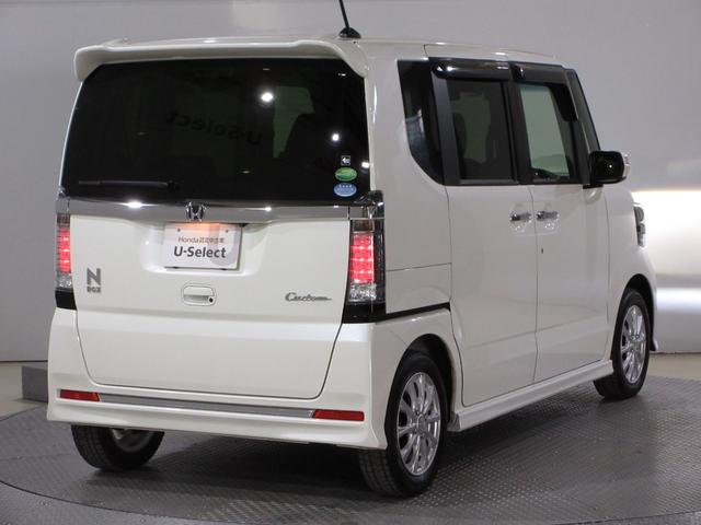 N-BOXカスタム G・ターボLパッケージ 禁煙車 純正ナビ/リアカメラ ETC ドラレコ前後 クルコン 衝突軽減ブレーキ パドルシフト オートリトラミラー 両側電動スライドドア社社外アルミ(スタッドレス装着) サイドカーテンSRS(7枚目)
