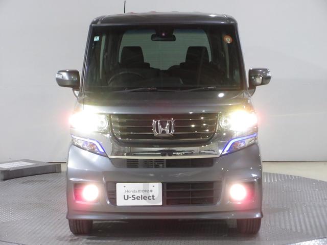 N-BOXカスタム G・Aパッケージ ケンウッドメモリーナビBluetooth 追突被害軽減ブレーキ iストップ サイドSRS 両側電動ドア 運転席エアバッグ 横滑り防止装置付き USB接続 パワーウインドウ DVD キーレス 記録簿有り(8枚目)