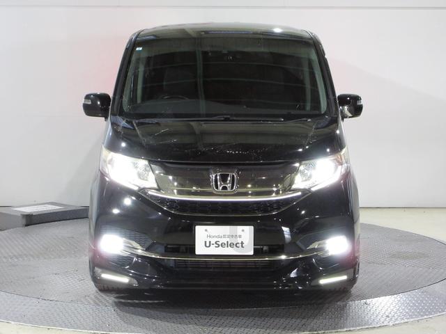 ステップワゴンスパーダ スパーダ・クールスピリット　ホンダセンシングアルパインメモリーナビＢｌｕｅｔｏｏｔｈドラレコＥＴＣＲカメラワンオーナー　両電動スライドドア　シートＨ　追突軽減ブレーキ　スマキー　Ｂカメ　Ｗエアコン　禁煙　フルセグテレビ　ナビＴＶ（6枚目）