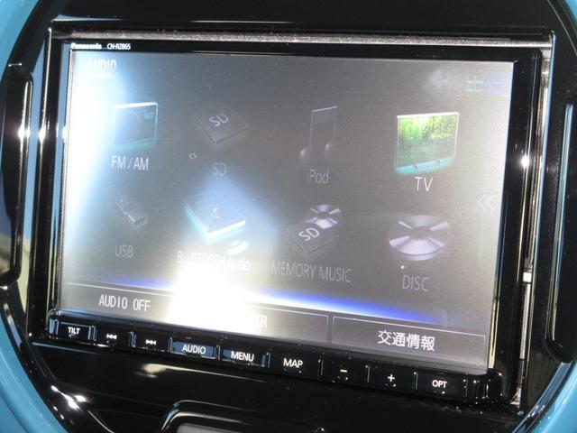 ナビゲーションはパナソニックメモリーナビ（ＣＮ−ＲＺ８６５）を装着しております。ＡＭ、ＦＭ、ＣＤ、ＤＶＤ再生、Ｂｌｕｅｔｏｏｔｈ、音楽録音再生、フルセグＴＶがご使用いただけます。
