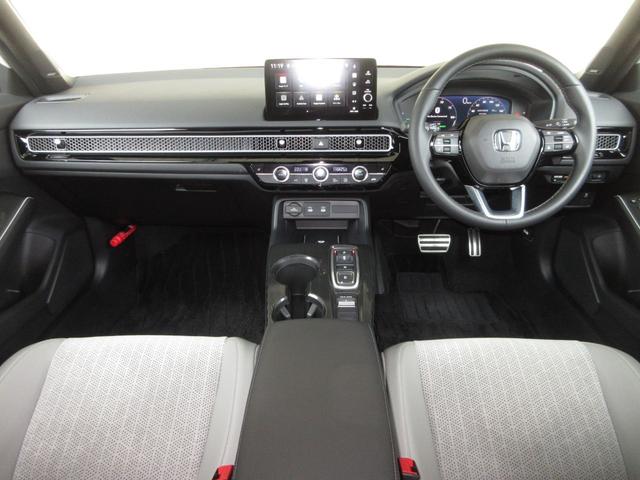 シビック e:HEVEX 当社元試乗車 禁煙車 純正9インチナビ フルセグ Bluetooth USB ドラレコ サンルーフ 電動シート 本革シート シートヒーター LEDヘッドライト 18インチアルミホイール ETC2.0(13枚目)