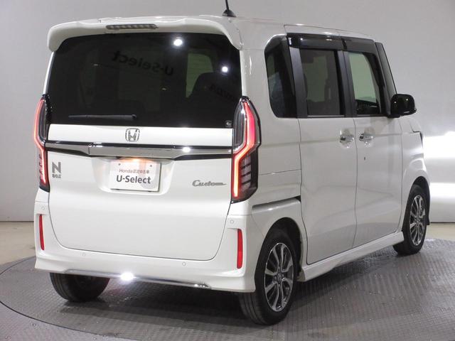 N-BOXカスタム L 2年保証(距離無制限) 禁煙車 バックカメラ 障害物センサー 前席シートヒーター カーテンエアバック LEDヘッドライト オートハイビーム オートライト ETC ドアバイザー USBポート DVD(6枚目)