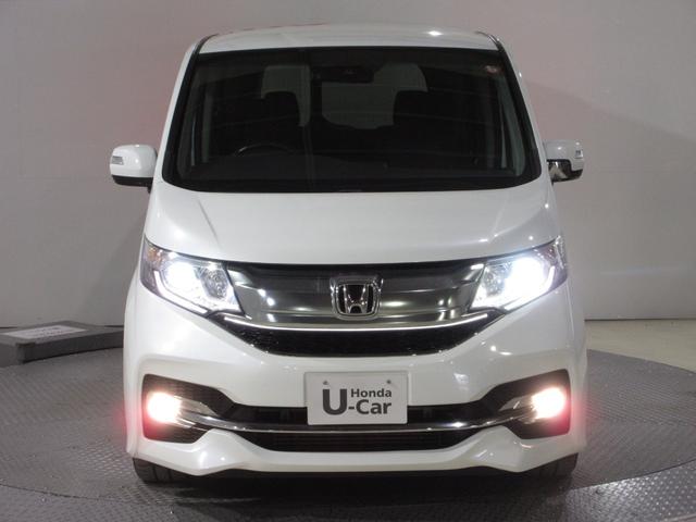 ステップワゴンスパーダ スパーダホンダセンシング 純正メモリーナビBluetoothETCRカメラワンオーナー 盗難防止 助手席エアバッグ ワンオーナ- Wパワスラ リアオートエアコン 地デジ サイドエアバッグ LEDライト 横滑り防止システム 禁煙(6枚目)