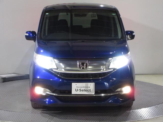 ステップワゴンスパーダ スパーダ　ホンダセンシング　・コバルトブルーパール　・２列目ベンチシート（８人乗りシート）　・純正ナビ　・リアカメラ　・ＥＴＣ　・ホンダセンシング　・Ｂｌｕｅｔｏｏｔｈ　ＡＵＤＩＯ　・両側電動スライドドア　・ワンオーナー（6枚目）