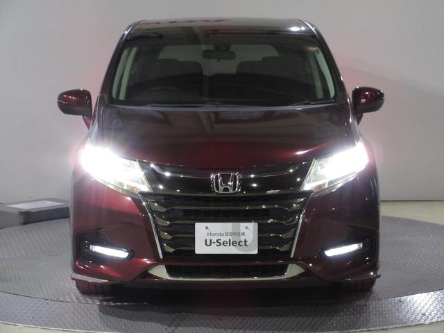 オデッセイ G・エアロホンダセンシング 純正メモリーナビBluetoothETCRカメラワンオーナー クルーズコントロール キーレス イモビ DVD フルセグテレビ Bカメ 両側電動ドア USB 3列シート LEDヘッド スマートキー(5枚目)