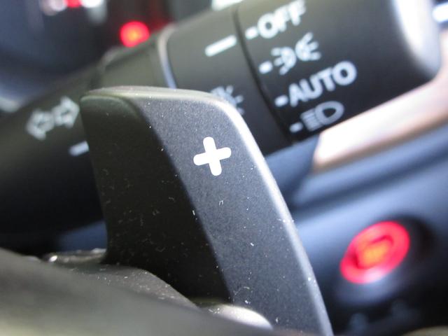 マニュアル車のような感覚で、ワインディングロードでも車を操れるパドルシフト付きです。長い下り坂でのエンジンブレーキや、高速道路の合流の際の加速も思いのままです。
