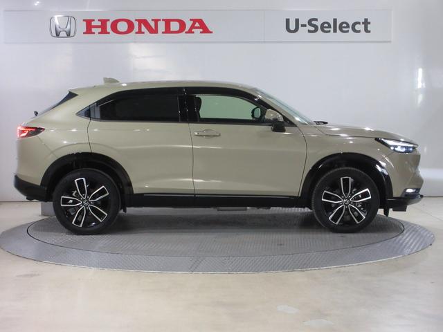 ヴェゼル ｅ：ＨＥＶＺ　ホンダコネクトディスプレイ・１オーナー・禁煙車・前後ドラレコ・パワーテールゲート・ブラインドスポットインフォメーション・渋滞追従・レーンアシスト・Ａｐｐｌｅ　ＣａｒＰｌａｙ・Ａｎｄｒｏｉｄ　Ａｕｔｏ／（6枚目）