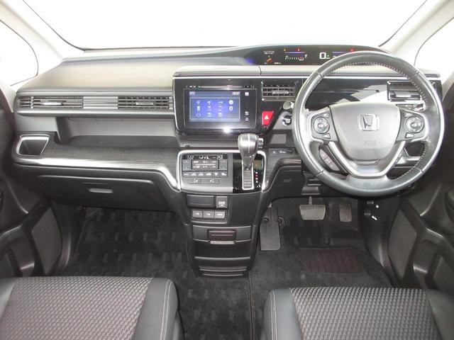 ステップワゴンスパーダ スパーダ・クールスピリット 禁煙車●ワンオーナー●サイドエアーバック●シートヒーター●MTモード●アルミ●メモリーナビ●全方位カメラ●フルセグ●リヤ席TV●HDMI●CD●DVD●BT●ETC 全方位モニター 両電動スライドドア(3枚目)