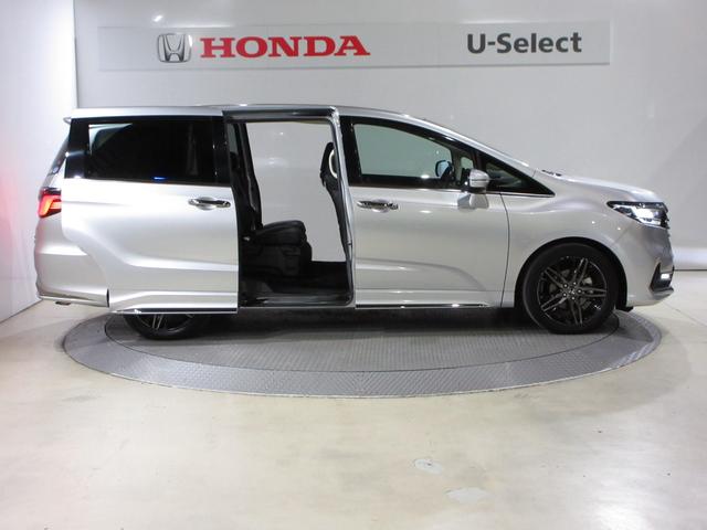 オデッセイハイブリッド ｅ：ＨＥＶアブソルート・ＥＸ　ホンダセンシング純正１０インチメモリーナビＢｌｕｅｔｏｏｔｈドラレコＥＴＣＲカメラワンオーナー　電動Ｒゲート　ＬＥＤライト　シ－トヒ－タ－　両側ＰＳＤ　パワ－シ－ト　Ｐアシスト　整備記録簿　フルセグ（6枚目）