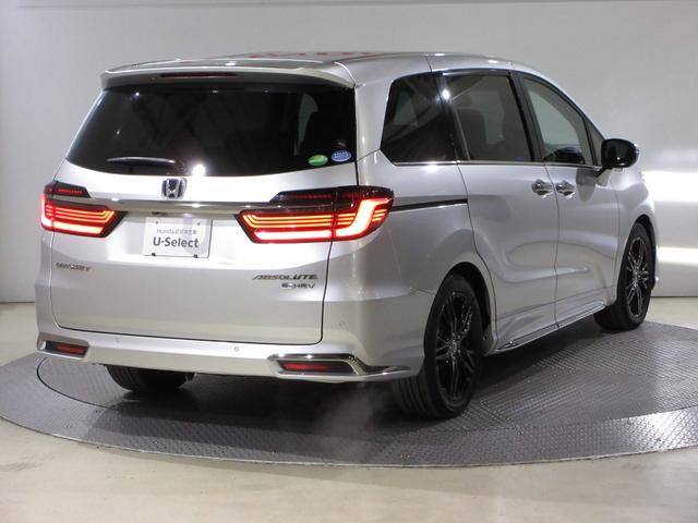 オデッセイハイブリッド ｅ：ＨＥＶアブソルート・ＥＸ　ホンダセンシング純正１０インチメモリーナビＢｌｕｅｔｏｏｔｈドラレコＥＴＣＲカメラワンオーナー　電動Ｒゲート　ＬＥＤライト　シ－トヒ－タ－　両側ＰＳＤ　パワ－シ－ト　Ｐアシスト　整備記録簿　フルセグ（7枚目）