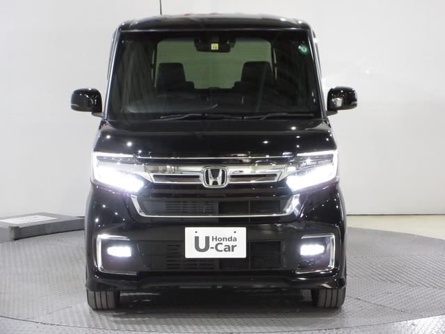 N-BOXカスタム EXターボ ワンオーナー 禁煙 1年保証 点検整備付 走行に支障無い修復歴有 8インチメモリーナビ BTオーディオ接続 CD&DVD再生 リアカメラ ETC2.0 前後録画タイプドラレコ 両側パワースライドドア(4枚目)