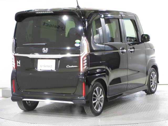 N-BOXカスタム L ワンオーナー 禁煙車 当社点検パック実施済車 純正ナビ Bluetooth 前後ドラレコ バックカメラ ETC USB 片側電動スライドドア シートヒーター LEDライト 14インチアルミホイール(11枚目)