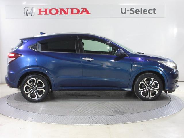 ヴェゼル ハイブリッドZ ホンダセンシング純正メモリーナビBluetoothドラレコETCRカメラワンオーナー スマキー LEDランプ 禁煙 ETC付 USB 整備記録簿 シ-トヒ-タ- サイドカーテンエアバック VSA(6枚目)