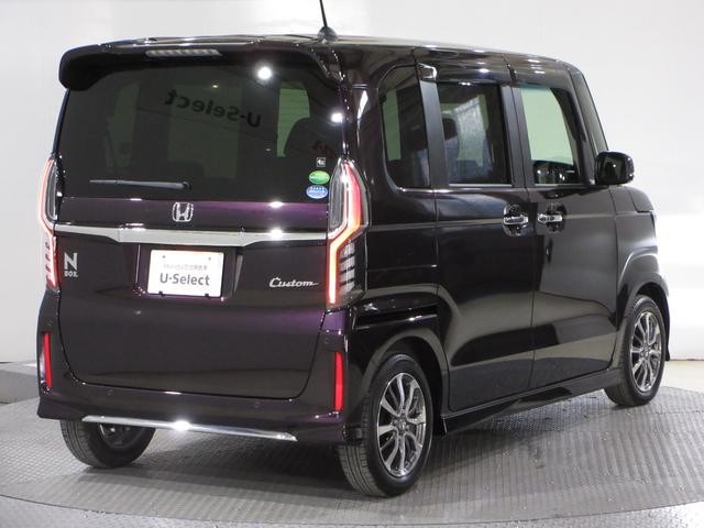 N-BOXカスタム L 純正ナビ・Rカメラ・前後ドラレコ・左側電動スライド・1オーナー・禁煙車・前車追従・レーンアシスト・サイド&カーテンエアバック・ミュージックプレイヤー接続・LEDライト・USB端子・14インチアルミ・(7枚目)