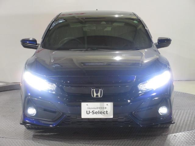 シビック ハッチバック ホンダセンシング純正メモリーナビBluetoothドラレコETCRカメラワンオーナー 追突軽減ブレーキ 盗難防止装置 本革シート 1オーナー Bモニター 整備記録簿 横滑防止 シートヒーター付き(5枚目)