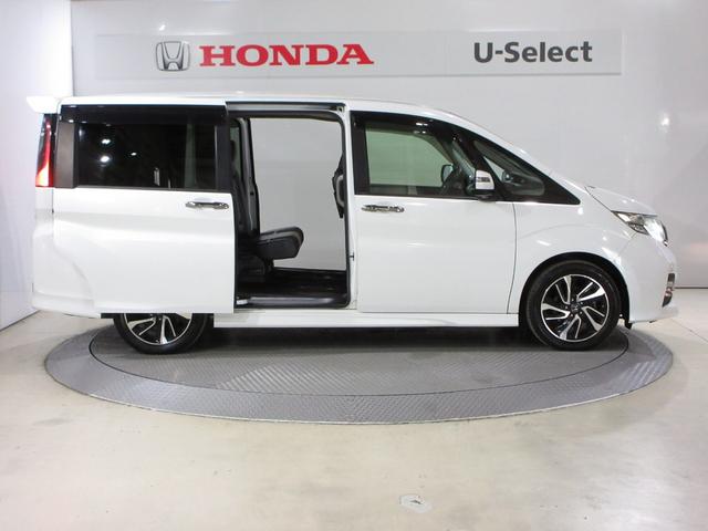 ステップワゴンスパーダ スパーダ・クールスピリット ホンダセンシング純正メモリーナビBluetoothドラレコETCRカメラワンオーナー 両電動スライドドア シートH 追突軽減ブレーキ スマキー Bカメ フルセグテレビ 盗難防止システム ナビTV(6枚目)