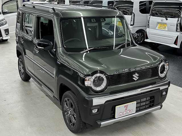 ハスラー タフワイルド　走行５キロ　車検令和９年１１月　屋内保管　純正９インチ全方位モニタ付きナビＴＶ　フロアマット　シートヒーター　キーフリ　Ｐスタート　クリアランスソナー　ＬＥＤヘッドライト　フォグ　衝突被害軽減ブレーキ（22枚目）