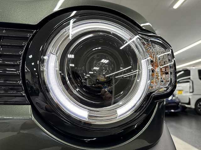 ハスラー タフワイルド　走行５キロ　車検令和９年１１月　屋内保管　純正９インチ全方位モニタ付きナビＴＶ　フロアマット　シートヒーター　キーフリ　Ｐスタート　クリアランスソナー　ＬＥＤヘッドライト　フォグ　衝突被害軽減ブレーキ（28枚目）