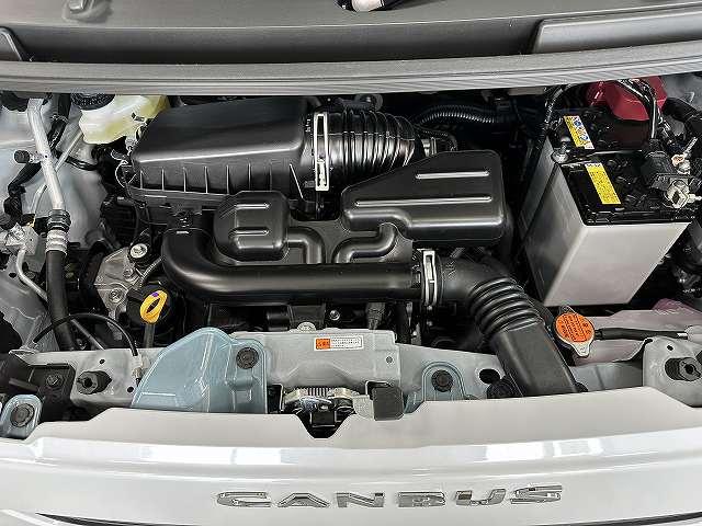ムーヴキャンバス ストライプスＸ　届出済み未使用車　屋内保管　純正ナビ装着用ＵＰグレードＰＫＧ　両側パワースライドドア　オートライト　Ｐスタート　キーフリ　走行６キロ　車検令和１０年５月　純正フロアマット＆ドアバイザー＆ＵＳＢチャージ（12枚目）