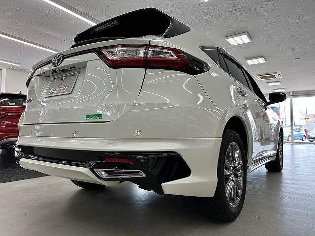 ハリアー プログレス　ユーザー買取　禁煙　１オーナー車　ＪＢＬ純正ナビＴＶ　ＰＶモニター　ＴＲＤフロント＆リアアンダーエアロ　ＥＴＣ　ＬＥＤヘッドライト＆フォグ　前後ドライブレコーダー　リアパワーゲート　オートホールド（23枚目）