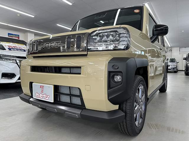 タフト G ダーククロムベンチャー 届出済未使用車 走行5キロ 車検令和10年10月21日 室内保管 禁煙車 ムーンルーフ LEDヘッドライト&フォグ オートホールド ACC 前席シートヒーター プッシュスタート 衝突被害軽減ブレーキ(21枚目)