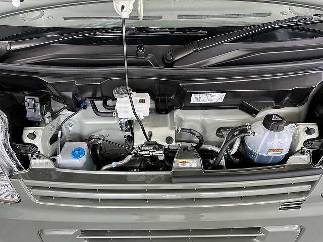 エブリイ ジョイン 届出済未使用車 新色アイビーグリーン 屋内保管 走行5キロ LEDヘッドライト プッシュスタート シートヒーター デュアルカメラブレーキサポート リアヒータ 分割リアシート 障害物センサー電動格納ミラ(11枚目)