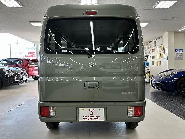 エブリイ ジョイン 届出済未使用車 新色アイビーグリーン 屋内保管 走行5キロ LEDヘッドライト プッシュスタート シートヒーター デュアルカメラブレーキサポート リアヒータ 分割リアシート 障害物センサー電動格納ミラ(15枚目)