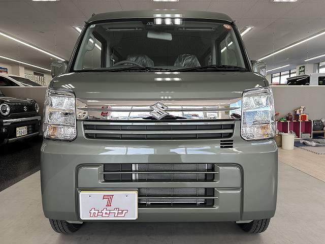 エブリイ ジョイン 届出済未使用車 新色アイビーグリーン 屋内保管 走行5キロ LEDヘッドライト プッシュスタート シートヒーター デュアルカメラブレーキサポート リアヒータ 分割リアシート 障害物センサー電動格納ミラ(27枚目)