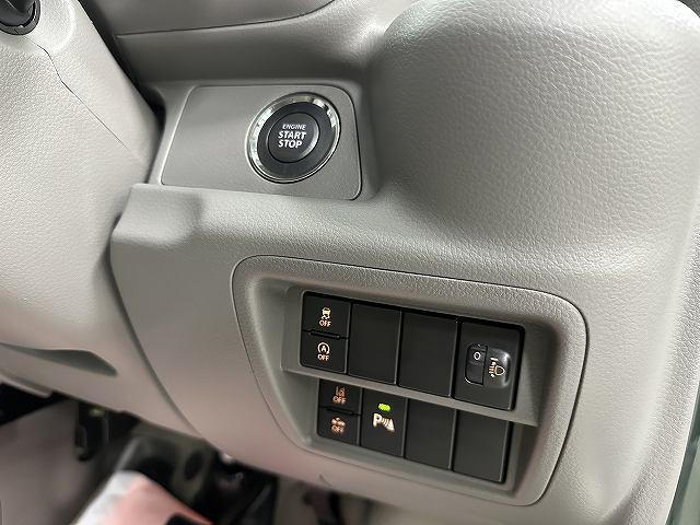 エブリイ ジョイン 届出済未使用車 新色アイビーグリーン 屋内保管 走行5キロ LEDヘッドライト プッシュスタート シートヒーター デュアルカメラブレーキサポート リアヒータ 分割リアシート 障害物センサー電動格納ミラ(32枚目)