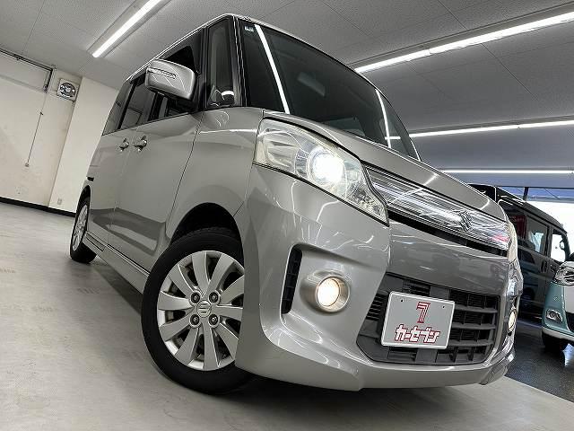 スペーシアカスタム ＸＳ　上面部雹被害有り　ユーザー買取　イクリプス製ナビＴＶ　左パワースライドドア　ＨＩＤヘッドライト＆フォグライト　アイドリングストップ　キーフリー　プッシュスタート　オートエアコン（52枚目）