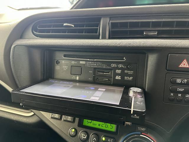 アクア Ｇ　ユーザー買取　純正ナビＴＶ　バックカメラ　ブルートゥースオーディオ　キーフリー　プッシュスタート　前席シートヒーター　ＥＴＣ　前後ドライブレコーダー　スペアタイヤ（37枚目）